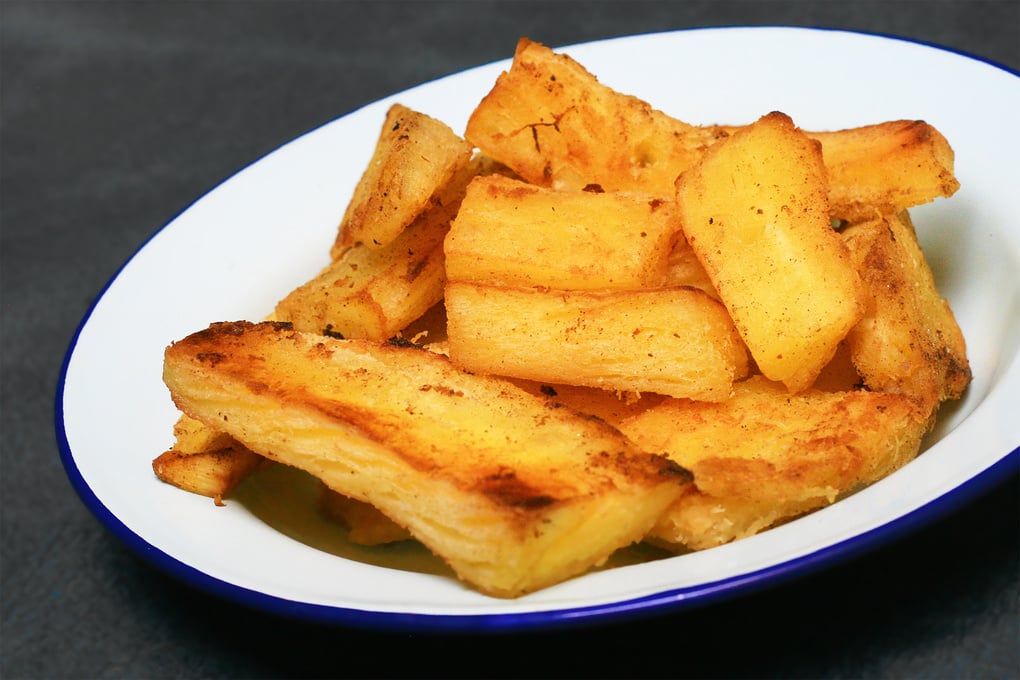 Fried yucca